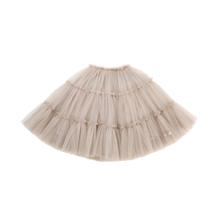 Tess Skirt | Soft Grey Metallic