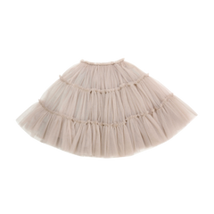 Tess Skirt | Soft Grey Metallic