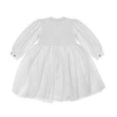 Janice Dress | Crispy White