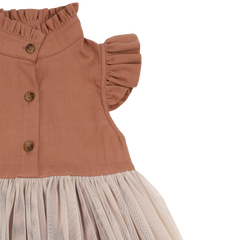 Fleurance Dress | Rust