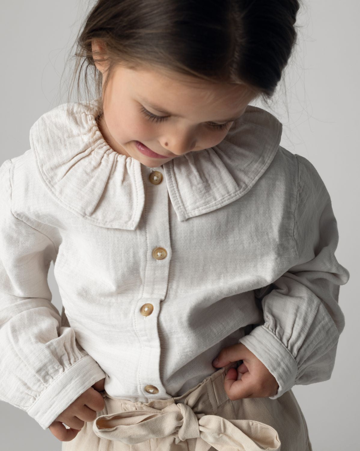 Evy Blouse | Soft Powder