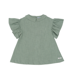 Capucine Linen Dress | Desert Green