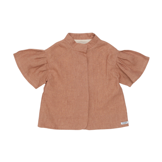 Rosalie Jacket | Rust Metallic