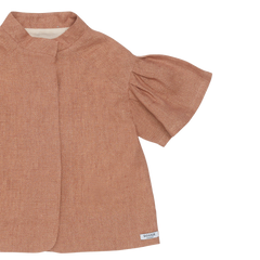 Rosalie Jacket | Rust Metallic