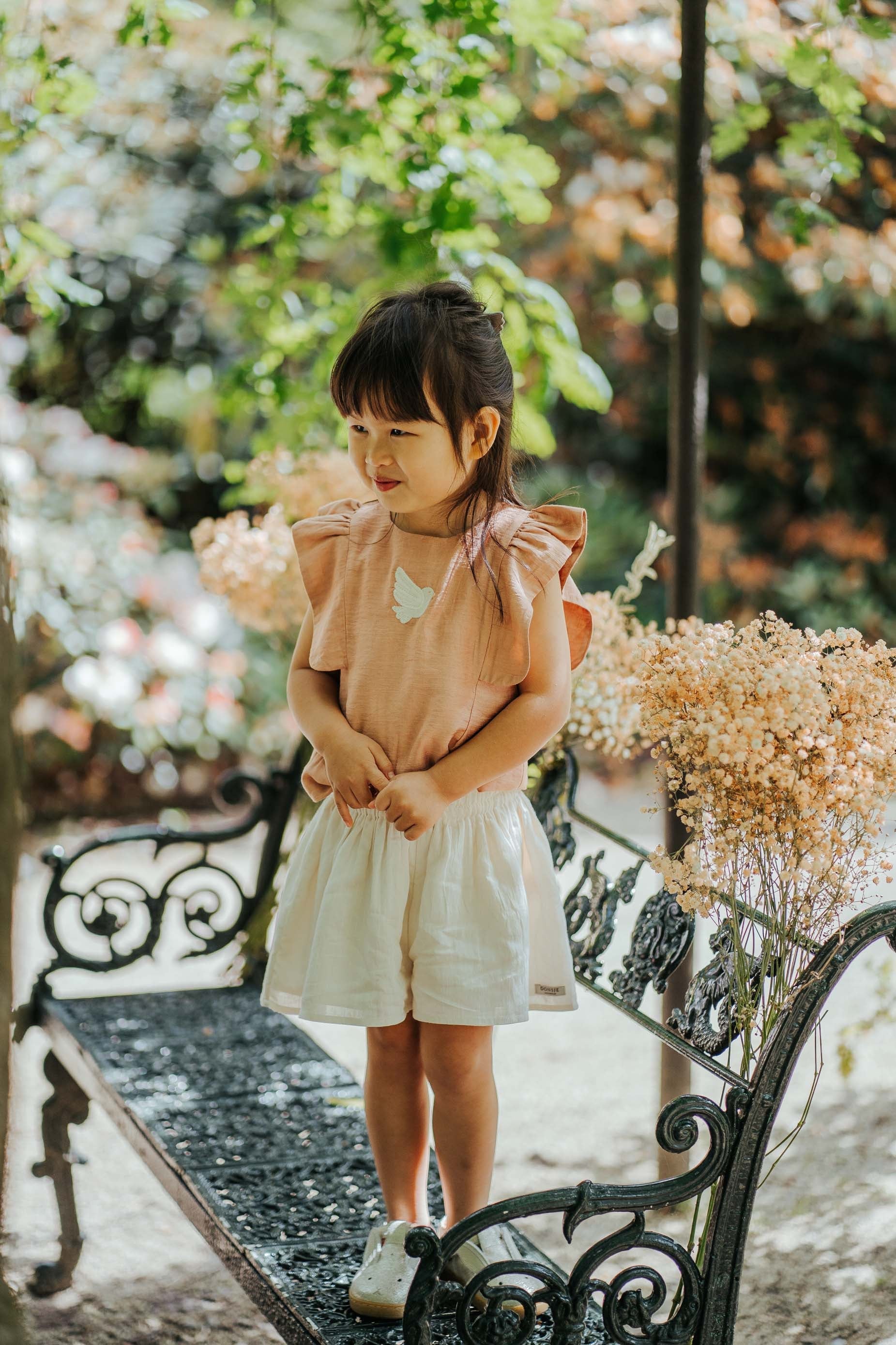 Joysa Shorts | Warm White