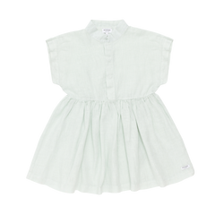 Byzou Linen Dress | Mint Green