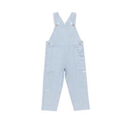 Jaylen Linen Overalls | Sky Blue