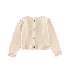 Amynda Merino Wool Cardigan | Soft Sand