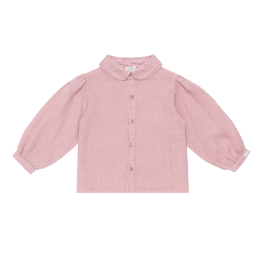 Anoeche Linen Blouse | Purple Violet