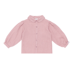 Anoeche Linen Blouse | Purple Violet