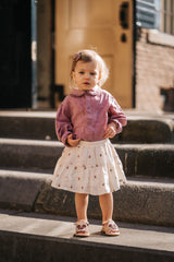 Anoeche Linen Blouse | Purple Violet