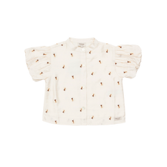 Ezrah Blouse | Bees | Warm White