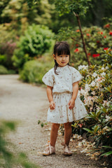 Ezrah Blouse | Roses | Warm White