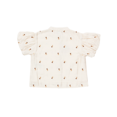 Ezrah Blouse | Bees | Warm White