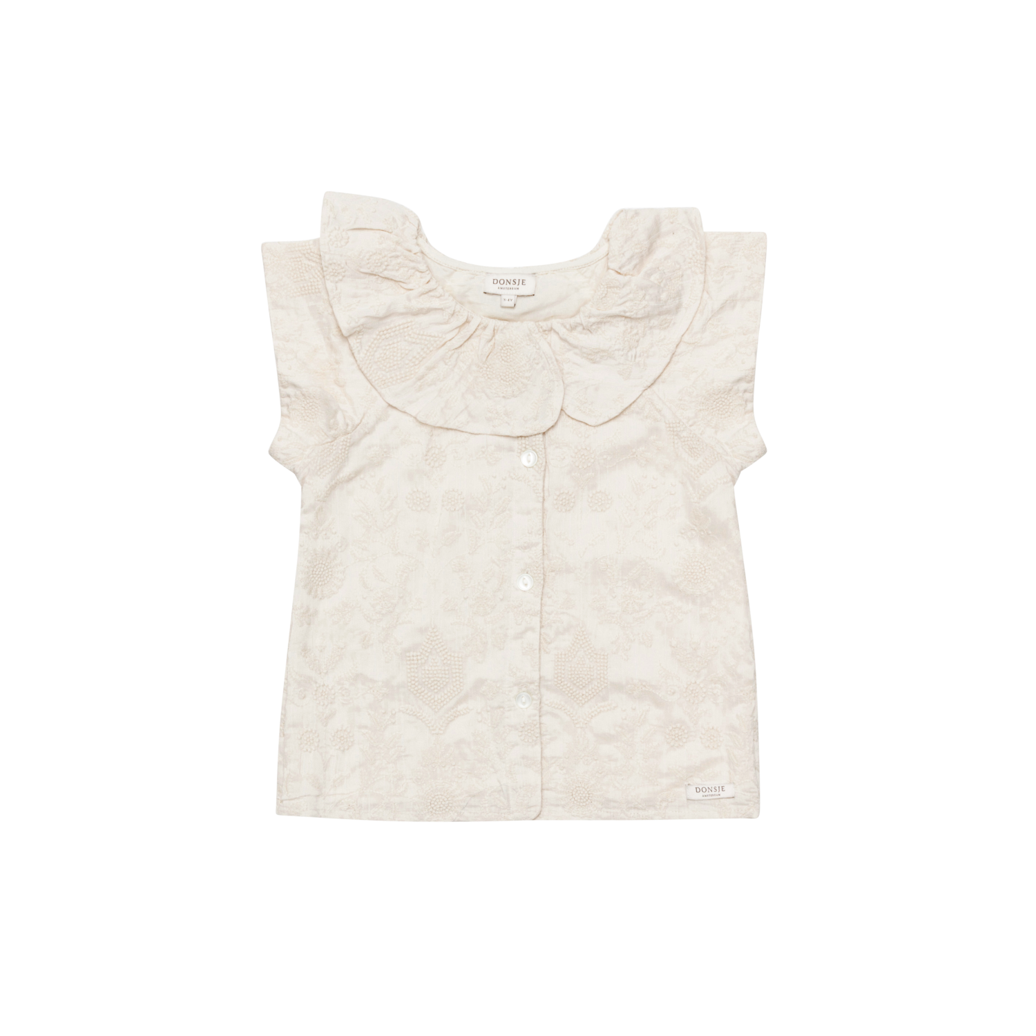 Miesi Blouse | Warm White Flowers