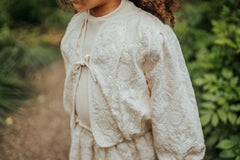 Guusje Jacket | Warm White Flowers