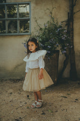 Pien Skirt | Vintage Khaki Metallic