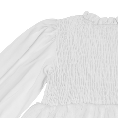 Janice Dress | Crispy White