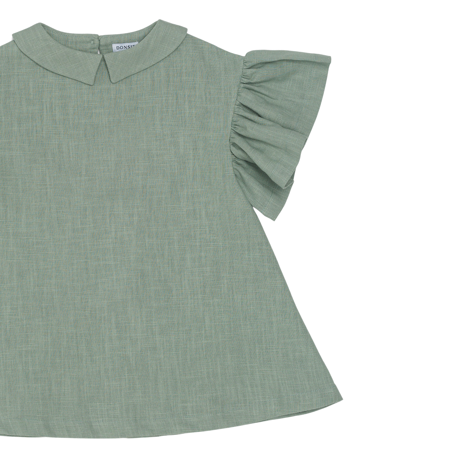 Capucine Linen Dress | Desert Green
