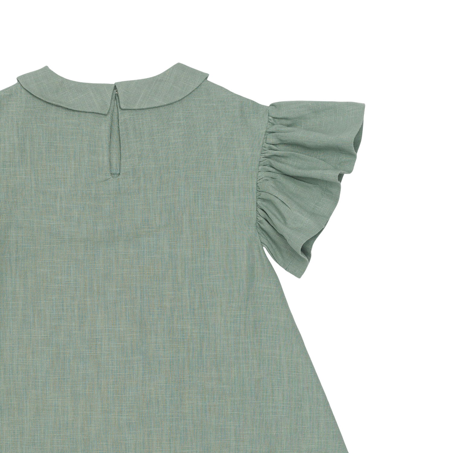 Capucine Linen Dress | Desert Green