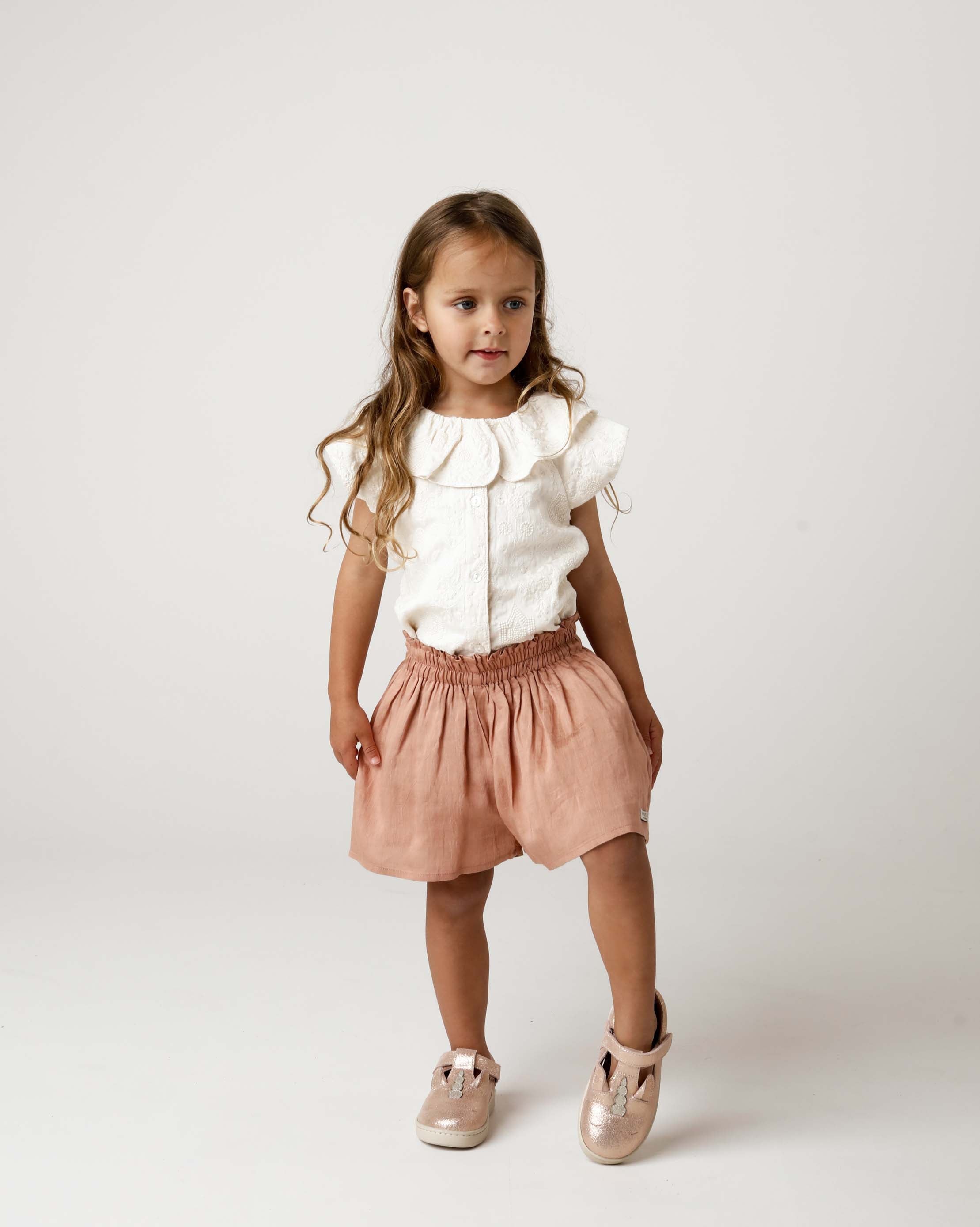 Miesi Blouse | Warm White Flowers