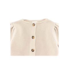 Amynda Merino Wool Cardigan | Soft Sand