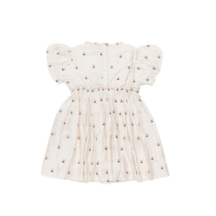 Clarize Dress | Roses | Warm White