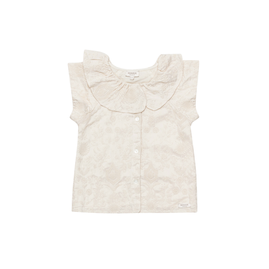 Miesi Blouse | Warm White Flowers