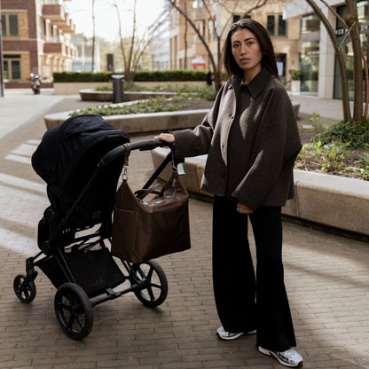 Diaper Bag - Nylon Brown